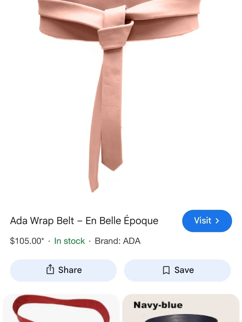 Ada leather wrap